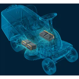Stiga Akku-Rasentraktor Swift 372e 25 Ah, 72 cm Schnittbreite