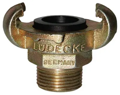 Klauenkupplung starr, Temperguss, max. PN 10 bar, DN 20, AG-G 1