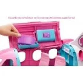 Barbie Dreamhouse Adventures Reise Traum-Flugzeug mit Puppe (blond)