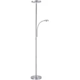 LED Deckenfluter Touch Dimmer Leselampe 193 cm hoch Weiß Stehleuchte Wohnzimmer