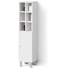livinity Midischrank Fucino Badkommode 30 x 130,6 x 30 cm Weiß