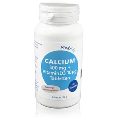 Apofit Calcium 500mg + Vitamin D3 10μg Tabletten (90 St.)