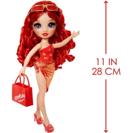 MGA Entertainment Rainbow High Swim & Style Fashion Doll- Ruby (Red) 28 cm