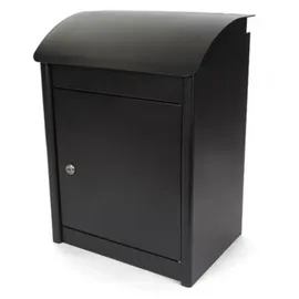 Perel Wandmontierter Paketbriefkasten schwarz
