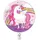 Procos Einhorn Pappteller Party-Geschirr 3 St. Regenbogenfarben