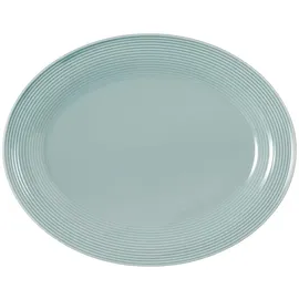 SELTMANN WEIDEN Servierplatte oval 35 x 28 cm - Arktisblau