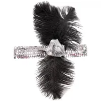 20er Jahre Haarband Charleston Stirnband Flapper Haarschmuck Gatsby Mafia
