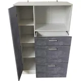 Hti-Living Küchenbuffet Kombi L  grau