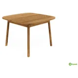 byoak Esstisch TWIG 90x120 aus Wildeiche Holz, Kerneiche, 90x77x120 cm Esszimmer, Esstische