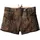 Stockerpoint Ledershorts Rosy braun 34