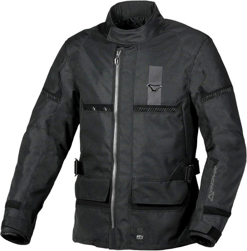 Macna Signal, veste textile imperméable - Noir - XL