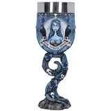 Nemesis Now Corpse Bride Kelch Emily 21 cm - Blau/Silber/Schwarz