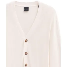 Bugatti Cardigan "Regular Fit", Herren, Gr. XXL, 20, ecru, Strick, 50% Baumwolle, 50% Polyester, unifarben, regular fit, V-Ausschnitt, Rippbündchen, Strickjacken, mit V-Ausschnitt und Ripp-Struktur