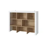 Möbel Kraft Aufsatzregal klein 161 x 119 x 45,0 cm weiß