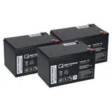 Q-Batteries 36V 3x 12LCP-12 12V-13Ah AGM BLEI AKKU kompatibel ELEKTRO SCOOTER Special Editions QB