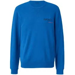 Sweatshirt mit der Faser TencelTM x RefibraTM - Herren - Gr. M - blau