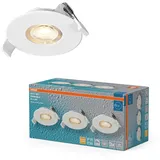 Osram Spot Set 3er Pack DIM IP65 4,9W Weiß