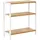 Songmics Schuhregal 26 x 60 x 66 cm wolkenweiß-naturbeige