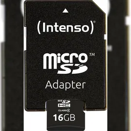 Intenso microSD Class 4 + SD-Adapter 16 GB