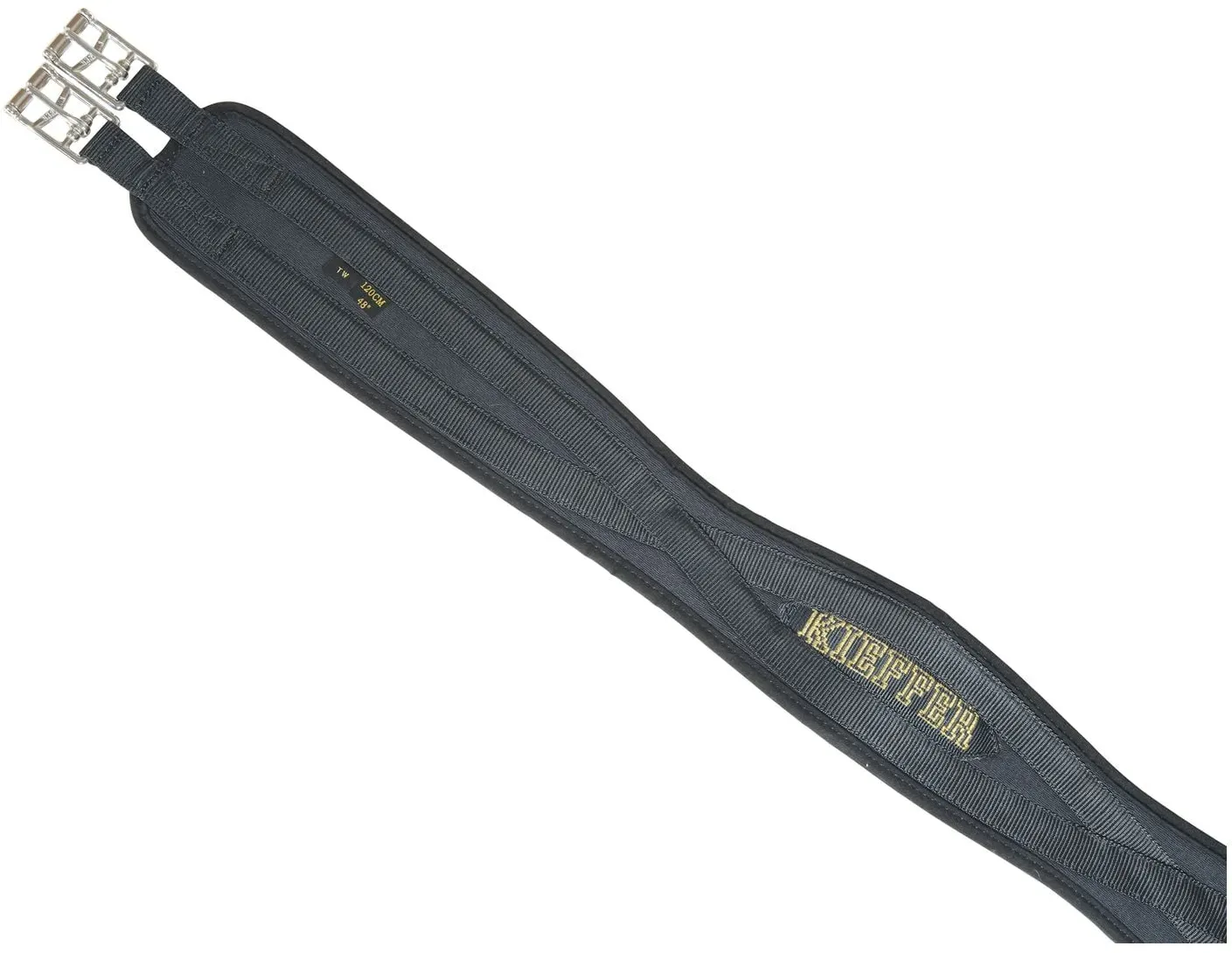kieffer Sattelgurt Air-Tex schwarz