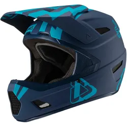 Leatt DBX 3.0 DH V19 Stadium Ink Downhill Helm, blauw, XL Voorman