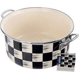 northix Schachbrett Kochtopf 26 cm rund