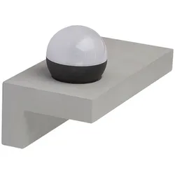 Wandleuchte modern Flurlampe Schlafzimmerleuchte LED Wandlampe Beton, 7W 690lm warmweiß, BxH 30x17,5 cm