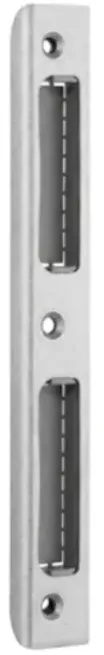 Winkelschließblech 4075 20 mm, Oberfläche: weiß