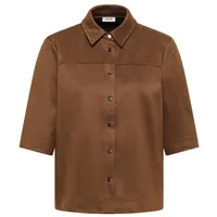 Cecil Damen 3412371 Veloursbluse, Mocha Caramel, M (40)