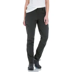 Schöffel Wanderhose Pant Ascona (4-Wege Stretch, strapazierfähig, wasserabweisend) lang dunkelgrau Damen