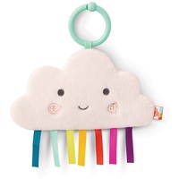 B. TOYS BX2019Z B.Toys Crinkly Cloud-Knisterwolke für Neugeborene zum Fühlen und Hören, mit Clip zum Befestigen, bunt-45556, Mehrfarbig