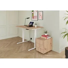 baselite Schreibtisch BaseLite Eiche / Weiß