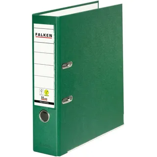 Falken Ordner PP-Color DIN A4 Rückenbreite: 80mm grün 2 Bügel 9984055