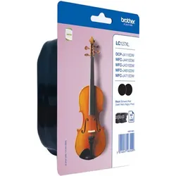 Tintenpatrone LC-127XL Twin Pack für Brother Drucker, 2x schwarz, für ca. 1.200 Seiten je Patrone