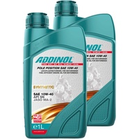 Addinol 2X Motoröl Motorenöl Motor Motoren Motor Oil Engine Oil Pole Position SAE 10W-40 1L Motorrad