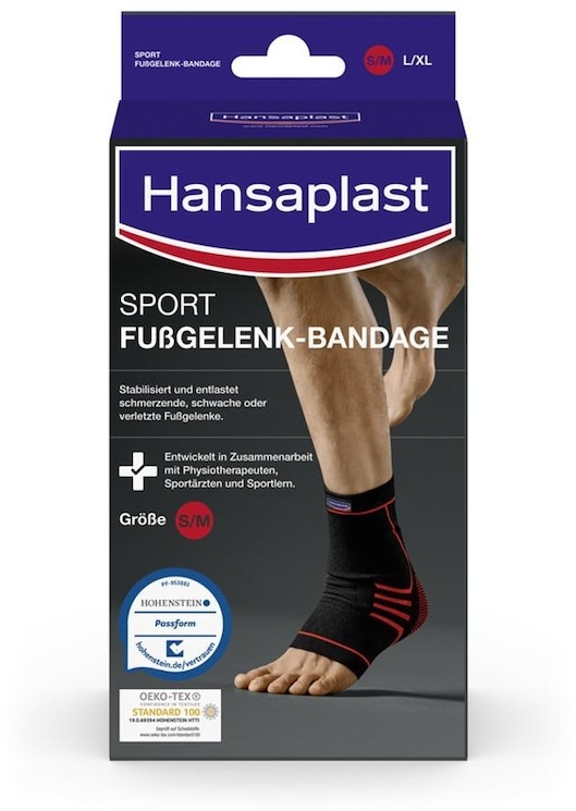 Hansaplast HANSAPLAST Sport Fußgelenk-Bandage Gr.M Sportverletzungen
