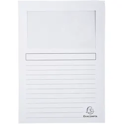 Exacompta 25er Packung Fenstermappe Forever 120g 22x31cm Pastell sortiert