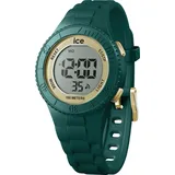 ICE-Watch - Ice Digit Verdigris Gold - Grüne Jungen/Unisexuhr mit Plastikarmband - 021619 (Small)