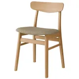 Hammel Furniture Esszimmerstuhl Findahl by Hammel Mosbøl, Massivholz, gepolsterte Sitzfläche, versch. Farbvarianten beige