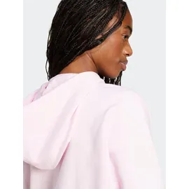 adidas Damen, Essentials LINEAR FRENCH Terry Hoodie Sweatshirt, Clear pink/White, XXL