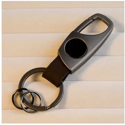 YRIIOMO Schlüsselanhänger Einfacher Auto-Schlüsselanhänger, Herren-Taillen-Schlüsselanhänger braun