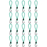vidaXL Anhängernetz Spanngummis mit Haken 20 Stk. 15 cm, (20-St)