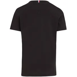Tommy Hilfiger T-Shirt Essential Tee Rundhalsausschnitt, Schwarz (Black), 12 Jahre