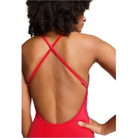Puma V Neck Badeanzug Red S