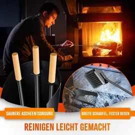 Kesser Kaminbesteck Set 4-tlg. anthrazit