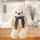 LeanToys Lean Plüsch Maskottchen Knuddeliger Teddybär 55 cm Weiß