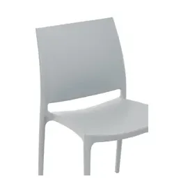 CLP Gartenstuhl Maya 44 x 44 x 81 cm grau