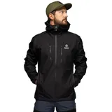 Beyond Nordic BN301-V2 3L Leichte Shell Jacke Herren Waterproof Outdoor Jacke, Onyx Black, M - M