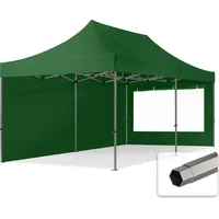 TOOLPORT 3x6m - mit 2 Seitenteilen (Panoramafenster) Premium Dach
