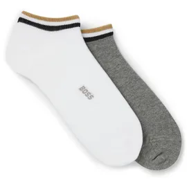 Boss Sneakersocken 2 Paar Silber 43-46